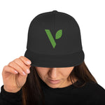 V - Logo (Centered) Snapback Hat - Vital Health Global LLC