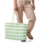 V - Pattern Oversized Weekender Bag - Vital Health Global LLC