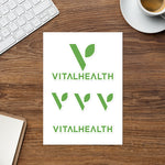 Vital Health Logo Sticker sheet - Vital Health Global LLC