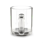 V - Logo Glass Mug - 10oz - Vital Health Global LLC