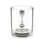 V - Logo Glass Mug - 10oz - Vital Health Global LLC
