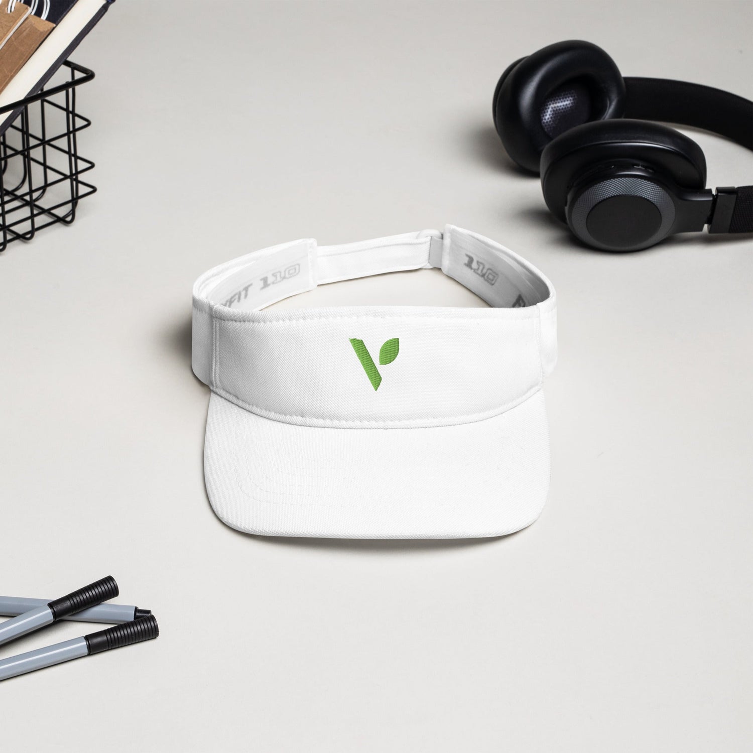 V - Logo (Green) Visor - Vital Health Global LLC