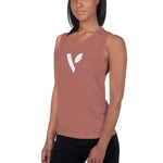V - Logo Ladies’ Muscle Tank - Vital Health Global LLC