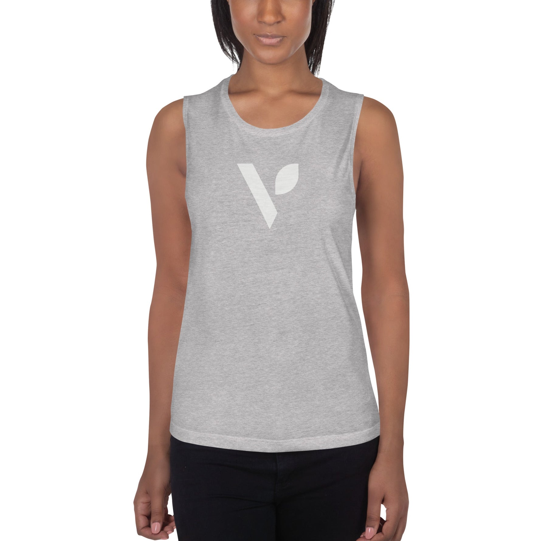 V - Logo Ladies’ Muscle Tank - Vital Health Global LLC