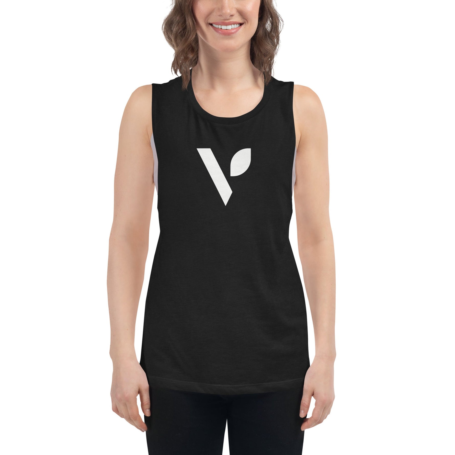 V - Logo Ladies’ Muscle Tank - Vital Health Global LLC