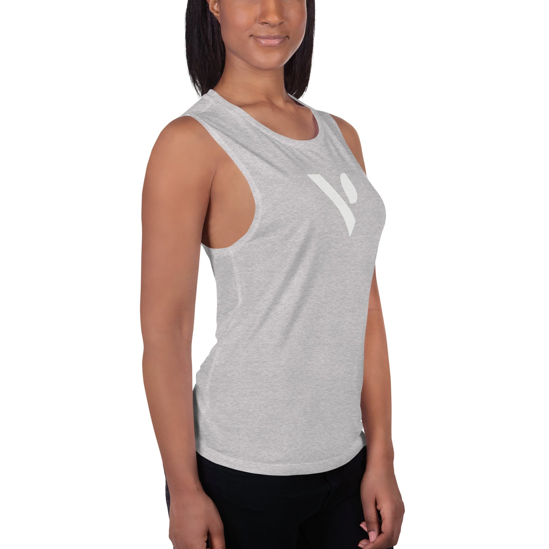V - Logo Ladies’ Muscle Tank - Vital Health Global LLC