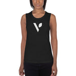 V - Logo Ladies’ Muscle Tank - Vital Health Global LLC