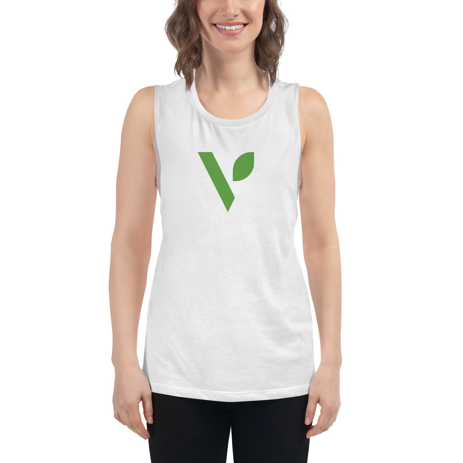 V - Logo Ladies’ Muscle Tank - Vital Health Global LLC
