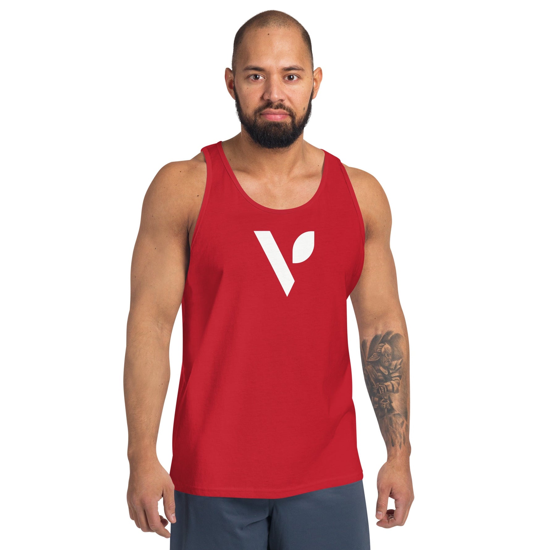 V - Logo Men's Tank Top - Vital Health Global LLC