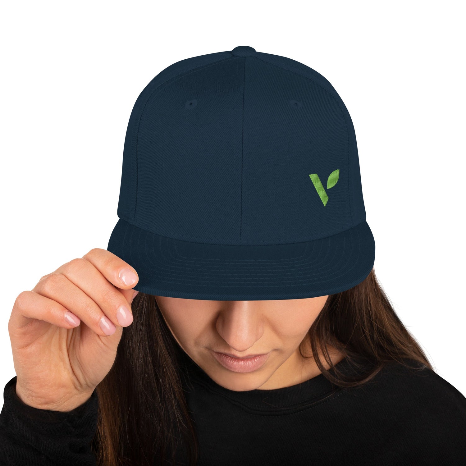 V - Logo (Offset) Snapback Hat - Vital Health Global LLC