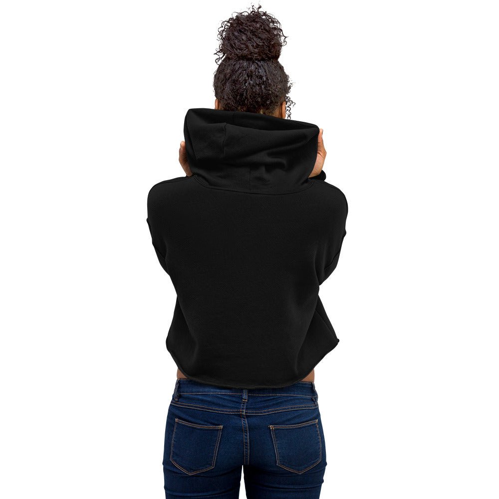 V - Logo Women's Crop Hoodie - Vital Health Global LLC