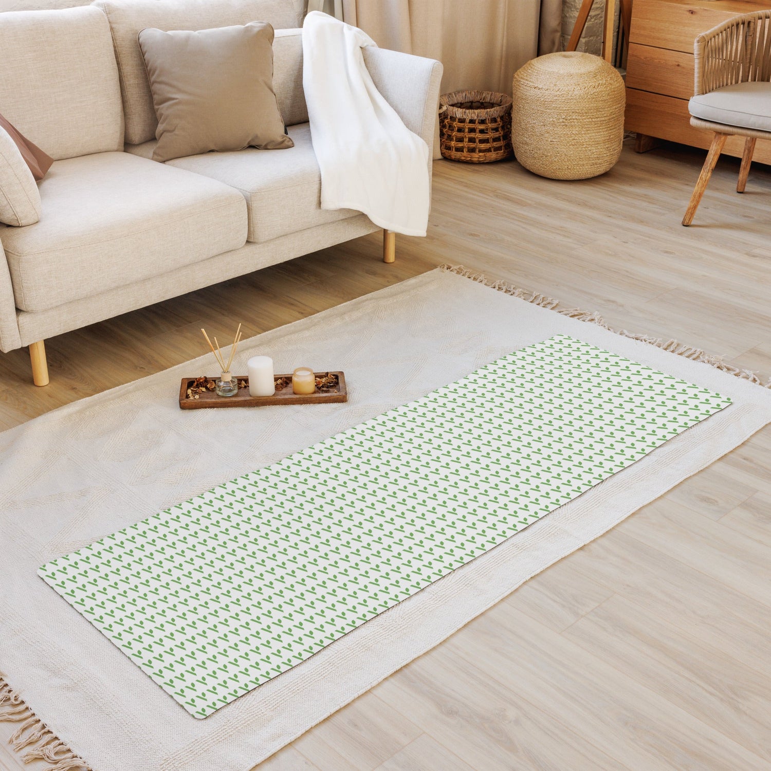 V - Logo Yoga Mat - Vital Health Global LLC