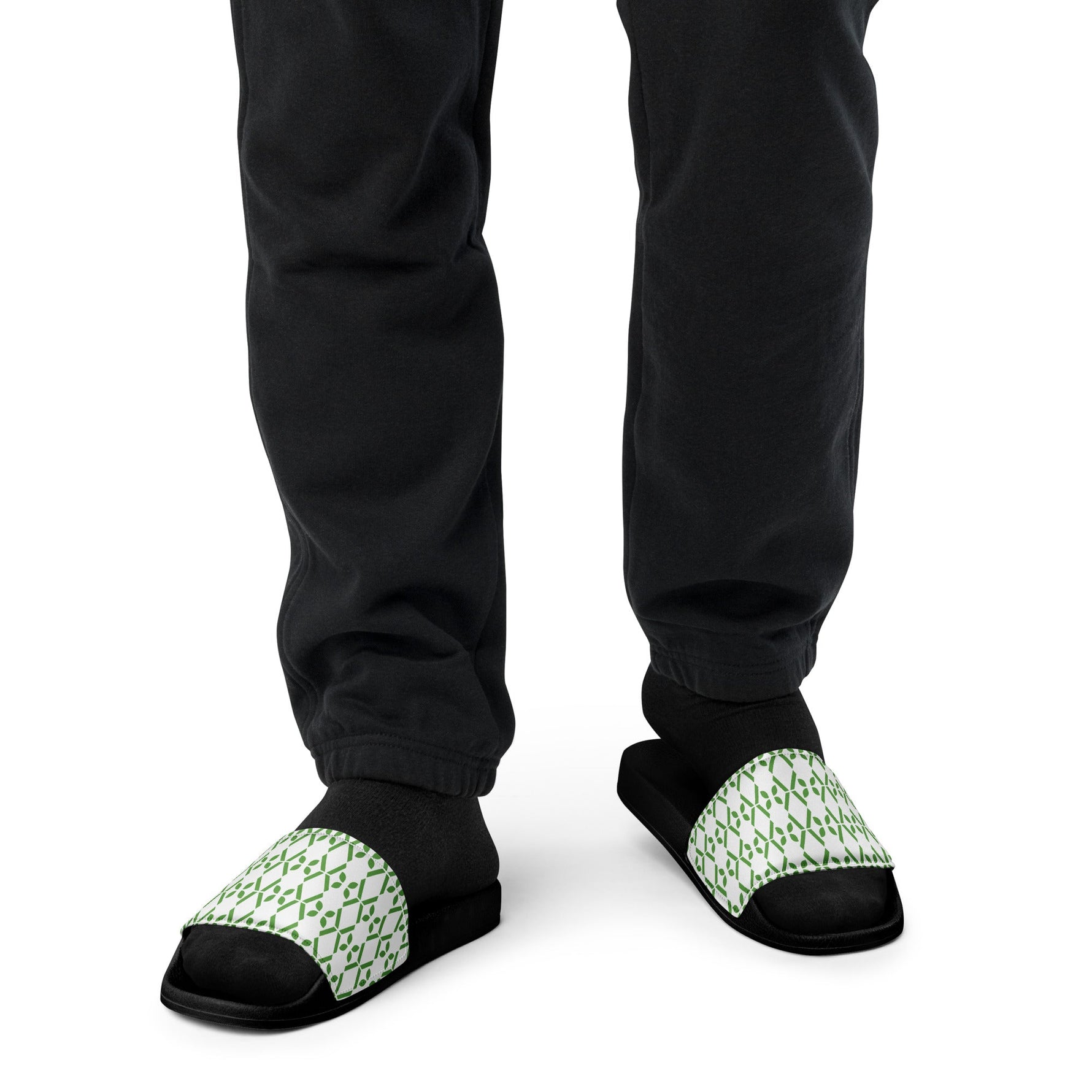 V - Pattern Men’s slides - Vital Health Global LLC