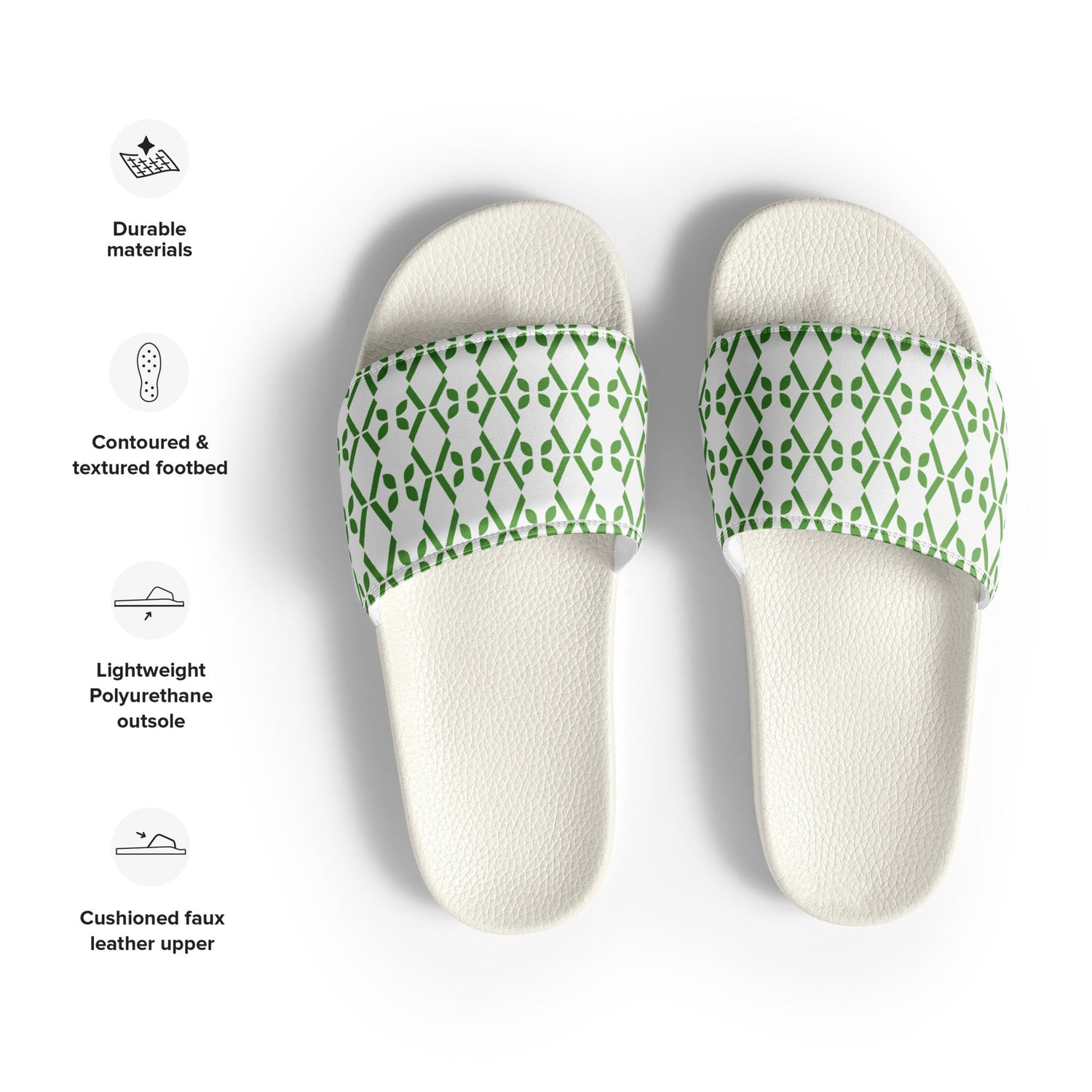 V - Pattern Men’s slides - Vital Health Global LLC