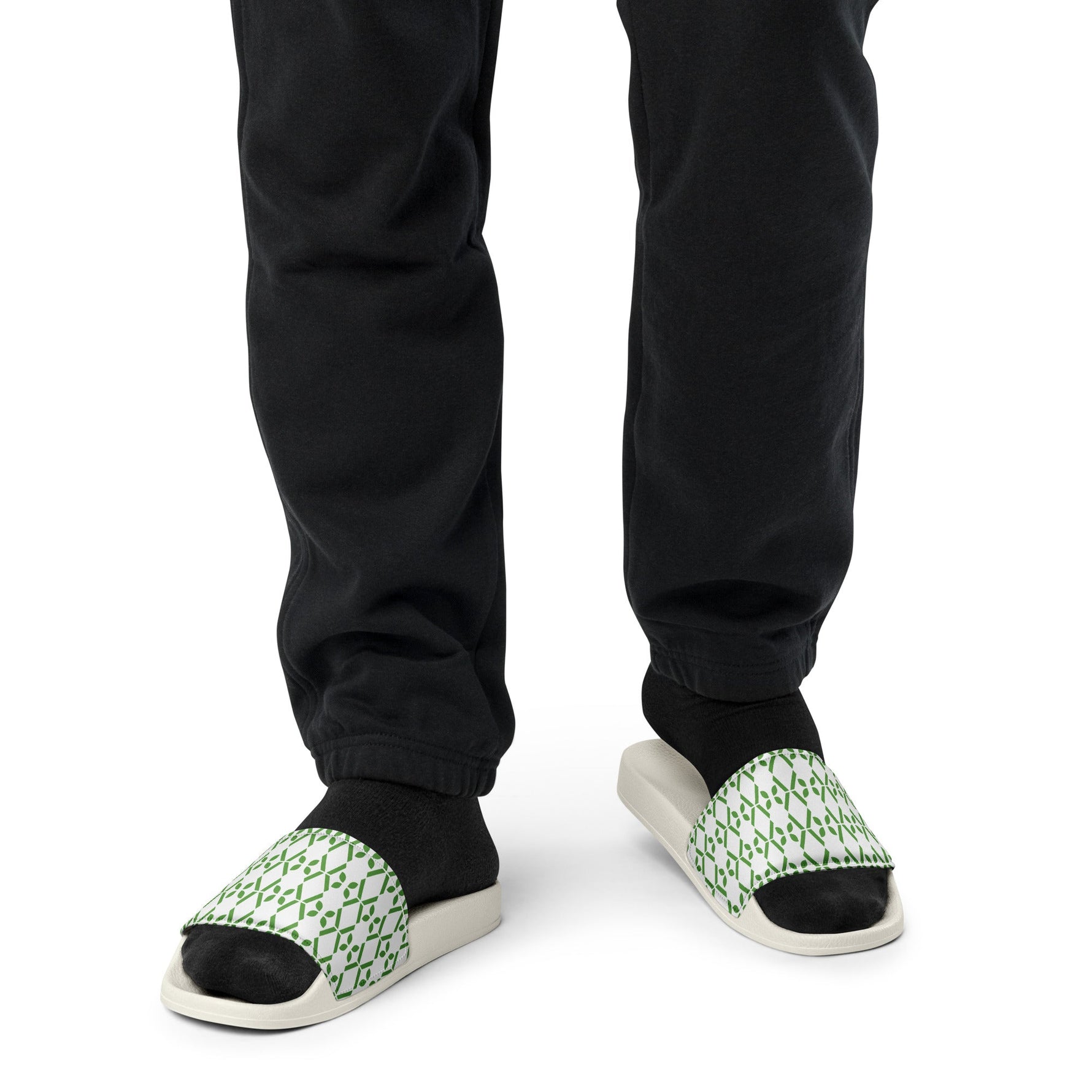 V - Pattern Men’s slides - Vital Health Global LLC