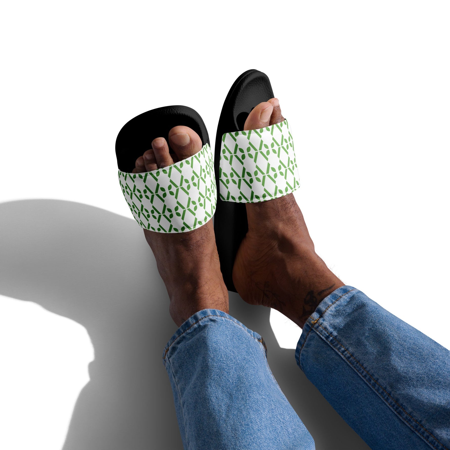 V - Pattern Men’s slides - Vital Health Global LLC