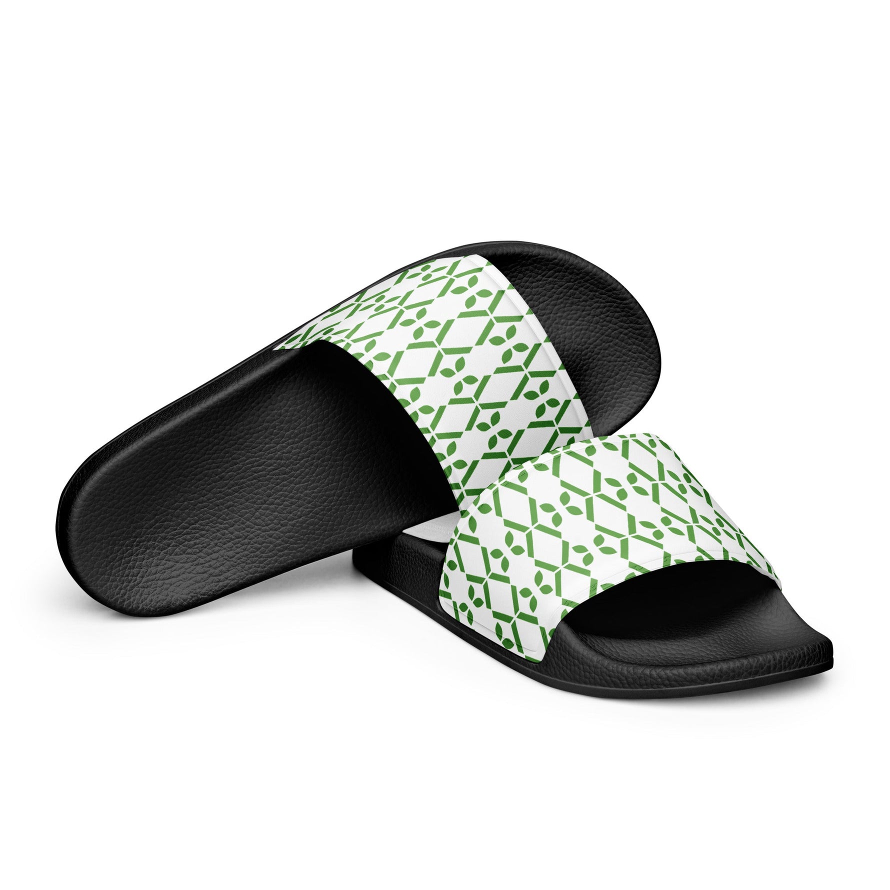 V - Pattern Women's slides - Vital Health Global LLC
