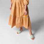 V - Pattern Women's slides - Vital Health Global LLC