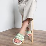 V - Pattern Women's slides - Vital Health Global LLC