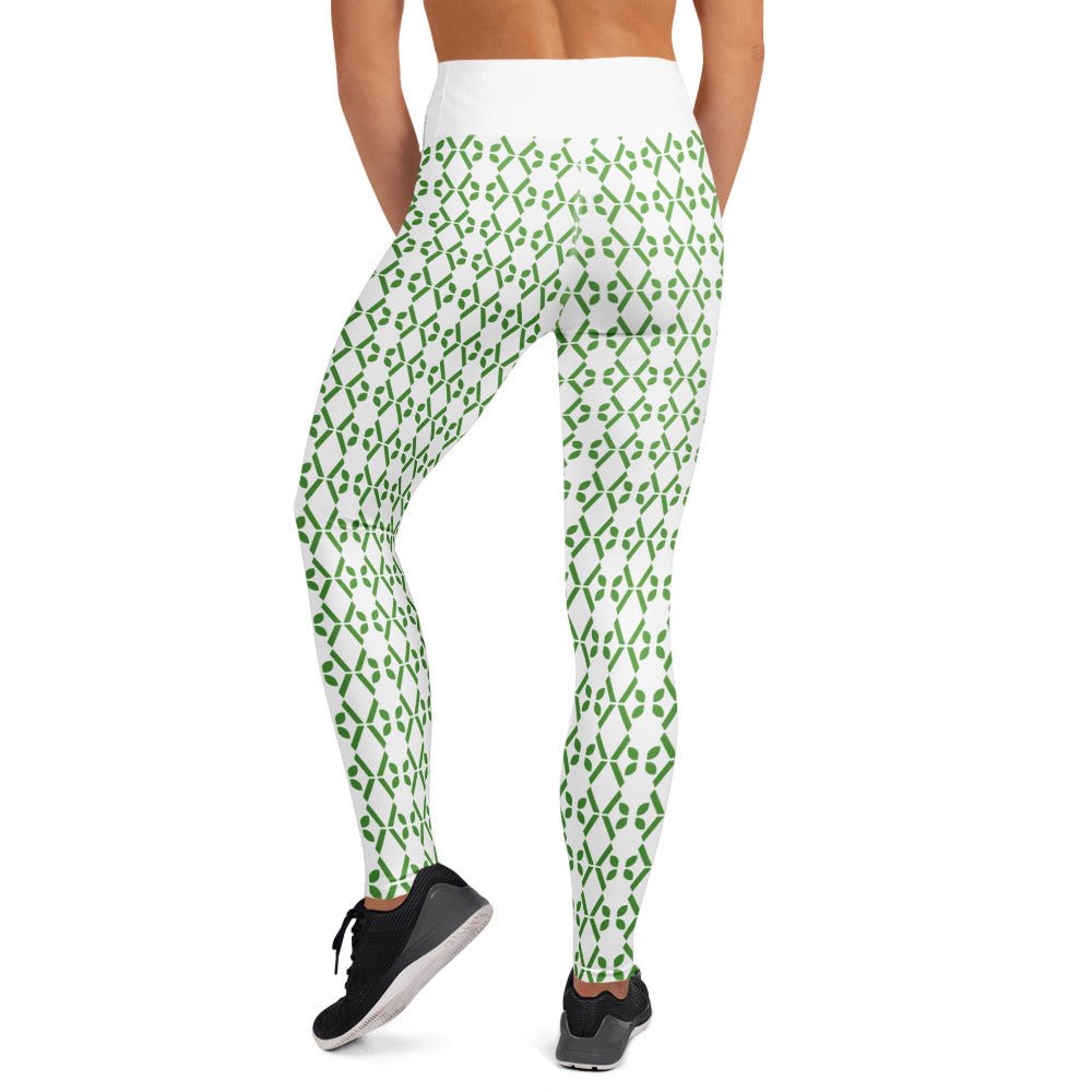V - Pattern Yoga Leggings - Vital Health Global LLC