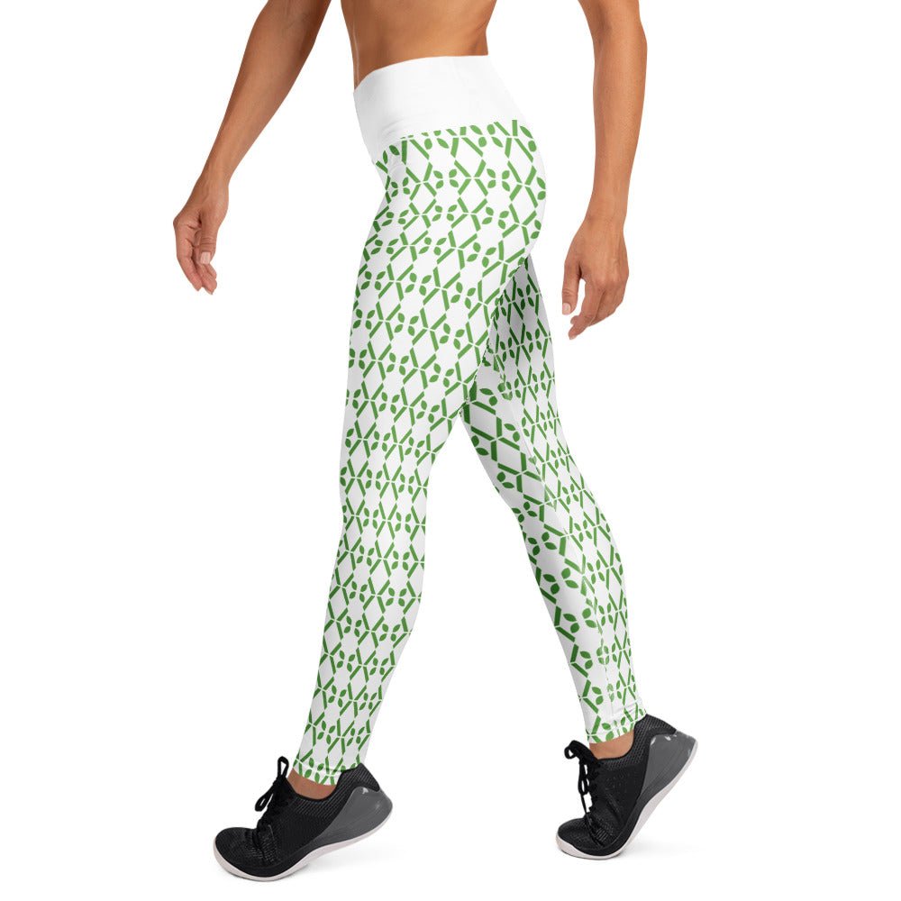 V - Pattern Yoga Leggings - Vital Health Global LLC