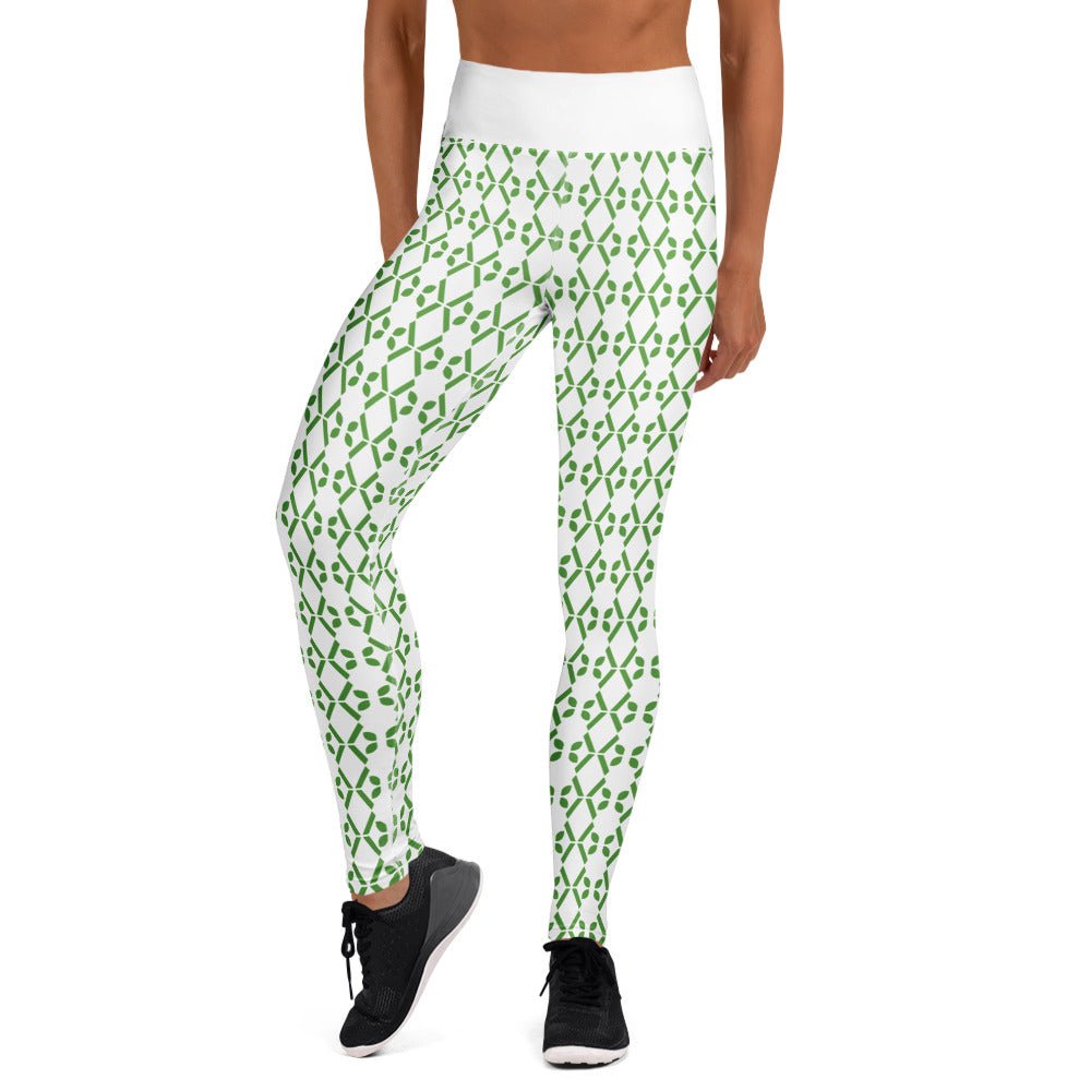 V - Pattern Yoga Leggings - Vital Health Global LLC