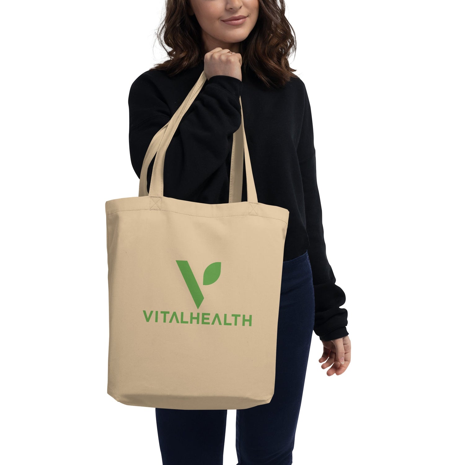 Vital Health Logo Eco Tote Bag - Vital Health Global LLC