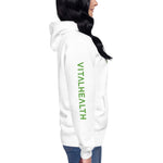 Vital Health Logo (Sleeve) Unisex Hoodie - Vital Health Global LLC